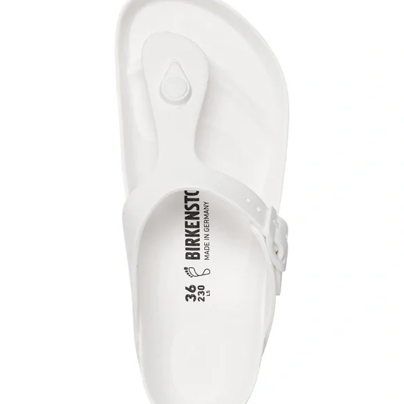 NWT BIRKENSTOCK Gizeh White Women's Sandals - Size 38 EU / 7 - 7.5 US - Picture 4 of 6